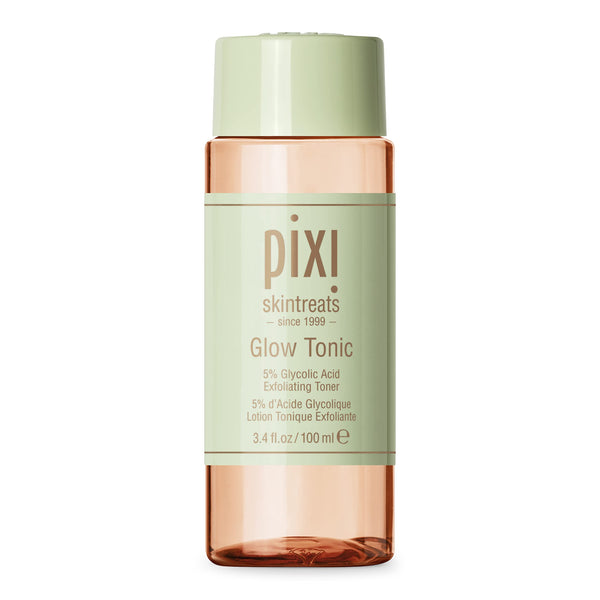 Pixi Glow Tonic Balancing Face Toner Glycolic Acid Toner for Radiant Skin Daily Brightening Toner (3.4 fl oz / 100 ml,)
