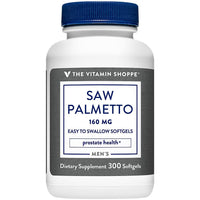 Thumbnail for The Vitamin Shoppe Saw Palmetto Extract 160mg, Supplement for (300 Softgels)