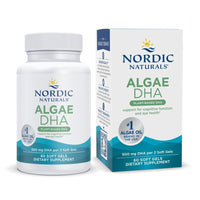 Thumbnail for Nordic Naturals Algae DHA - 60 Soft Gels - 500 mg Omega-3 DHA - Certified Vegan Algae Oil - Plant-Based DHA - Brain, Eye & Nervous System Support - Non-GMO - 30 Servings