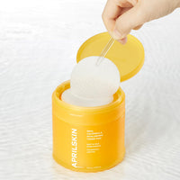Thumbnail for APRILSKIN Calendula PHA Hyaluronic Toner Pads | Vegan, Cruelty Free | Exfoliating, refining pores & hydrating for dry, sensitive, acne-prone skin | 60 pads | No sulfates and artificial fragrance