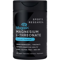 Thumbnail for Sports Research® Gym Pro Pack - Creatine Monohydrate Powder w/Creapure Gain Lean Muscle, Improve Performance, Support Workout Recovery + Magnesium L-Threonate Capsules 2000mg - High-Absorption Magtein