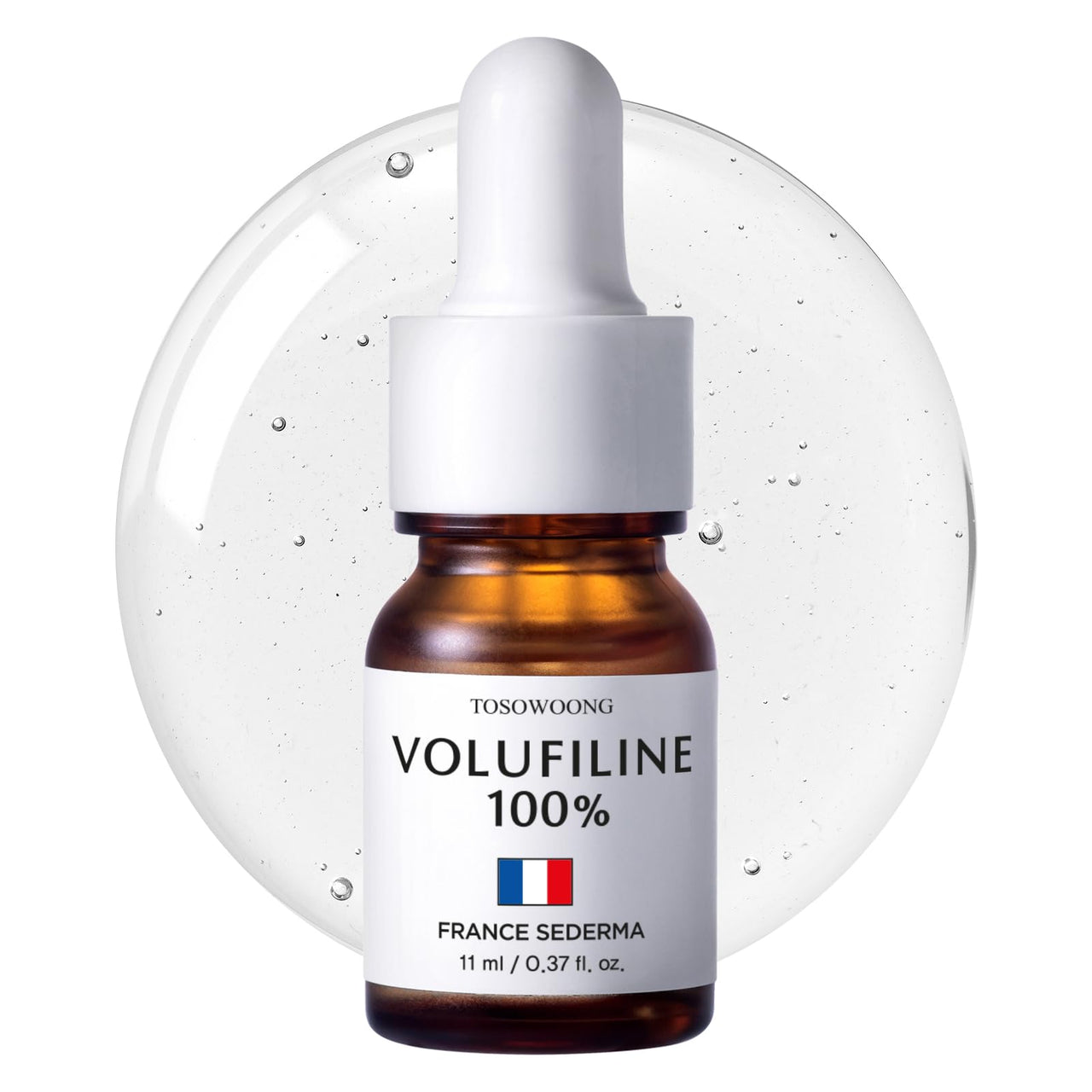 TOSOWOONG Volufiline Serum, 100% France Sederma Volufiline Concentrate for Plumping, Skin firming, Boost and Glass skin, glow Skincare for Face, lip and body, 11ml 0.37 fl. oz.