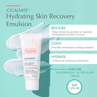 Thumbnail for Avène Cicalfate+ Hydrating Skin Recovery Emulsion for post-procedure & post-tattoo, helps restore skin barrier, 24hr hydration, 1.3 Fl Oz
