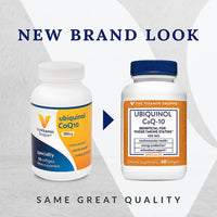 Thumbnail for The Vitamin Shoppe Ubiquinol CoQ-10 100mg Beneficial for Those (60 Softgels)