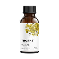 Thumbnail for THORNE - Vitamin K2 Liquid (1 mg per Drop) - Concentrated Vitamin K2 Supplement for Heart and Bone Support* - Gluten, Dairy & Soy-Free - 1 Fl Oz