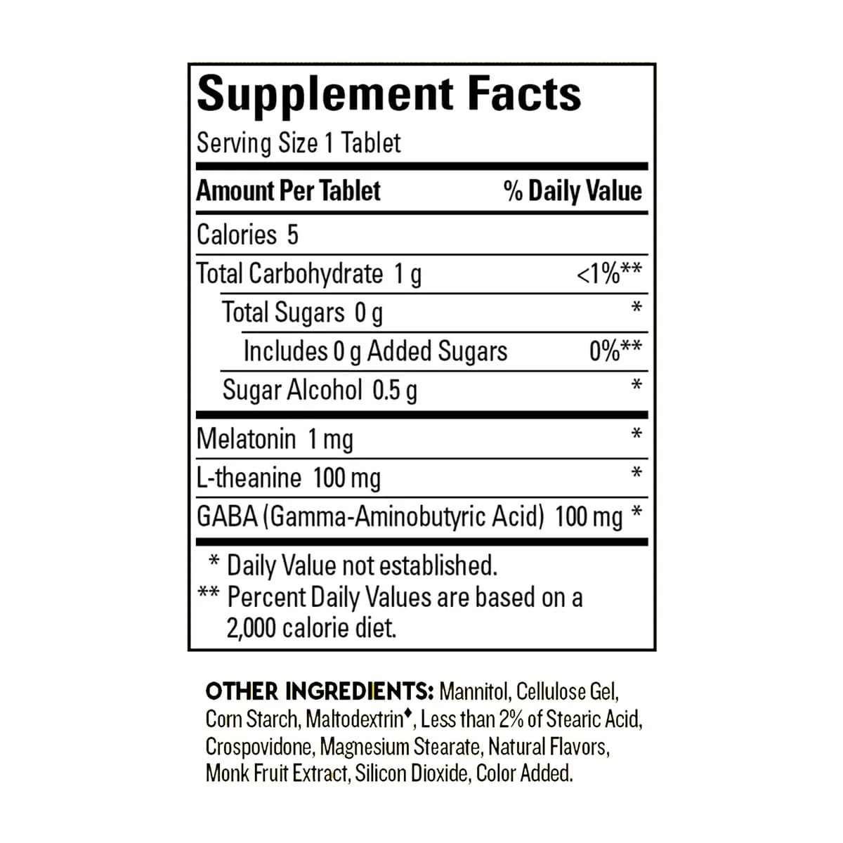 Nature Made Wellblends Back to Sleep, 120 Fast Dissolve Tablets, Lower Dose Melatonin 1 mg, L theanine 100 mg and GABA 100mg, Sleep Supplement, Bundle with a Pill Oragnizer (2 Items)