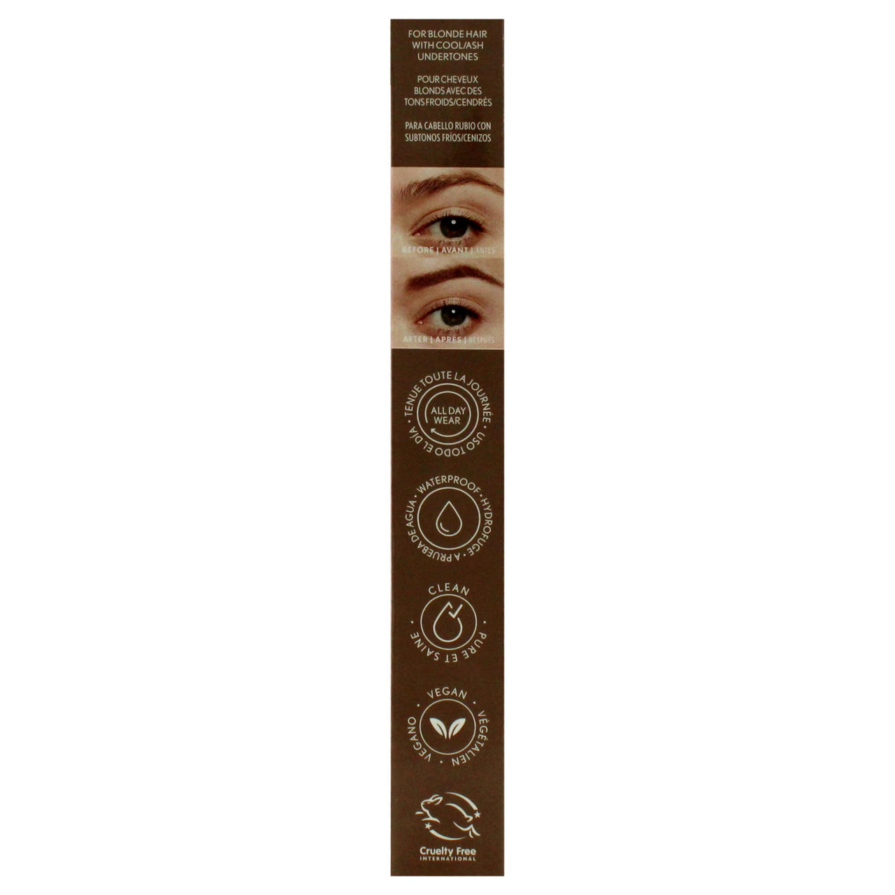 Covergirl Clean Fresh Brow Filler Pomade, 200 Blonde, Eyebrow Pencil, Ultra-Precise Tip, Creamy Formula, Highly Pigmented, Soft Matte Finish, Vegan Formula, 0.007oz
