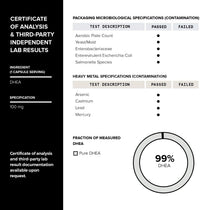Thumbnail for Toniiq Ultra High Strength DHEA 100mg Supplement for Men - 99%+ Highly Purified and Bioavailable Micronized DHEA Supplement for Women and Men - DHEA 100 mg - 180 Capsules
