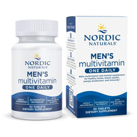 Thumbnail for Nordic Naturals Men’s Multivitamin One Daily - Bone, Energy, & Blood-Vessel Support - Immunity Supplement - 20 Essential Nutrients - 30 Tablets - 30 Servings