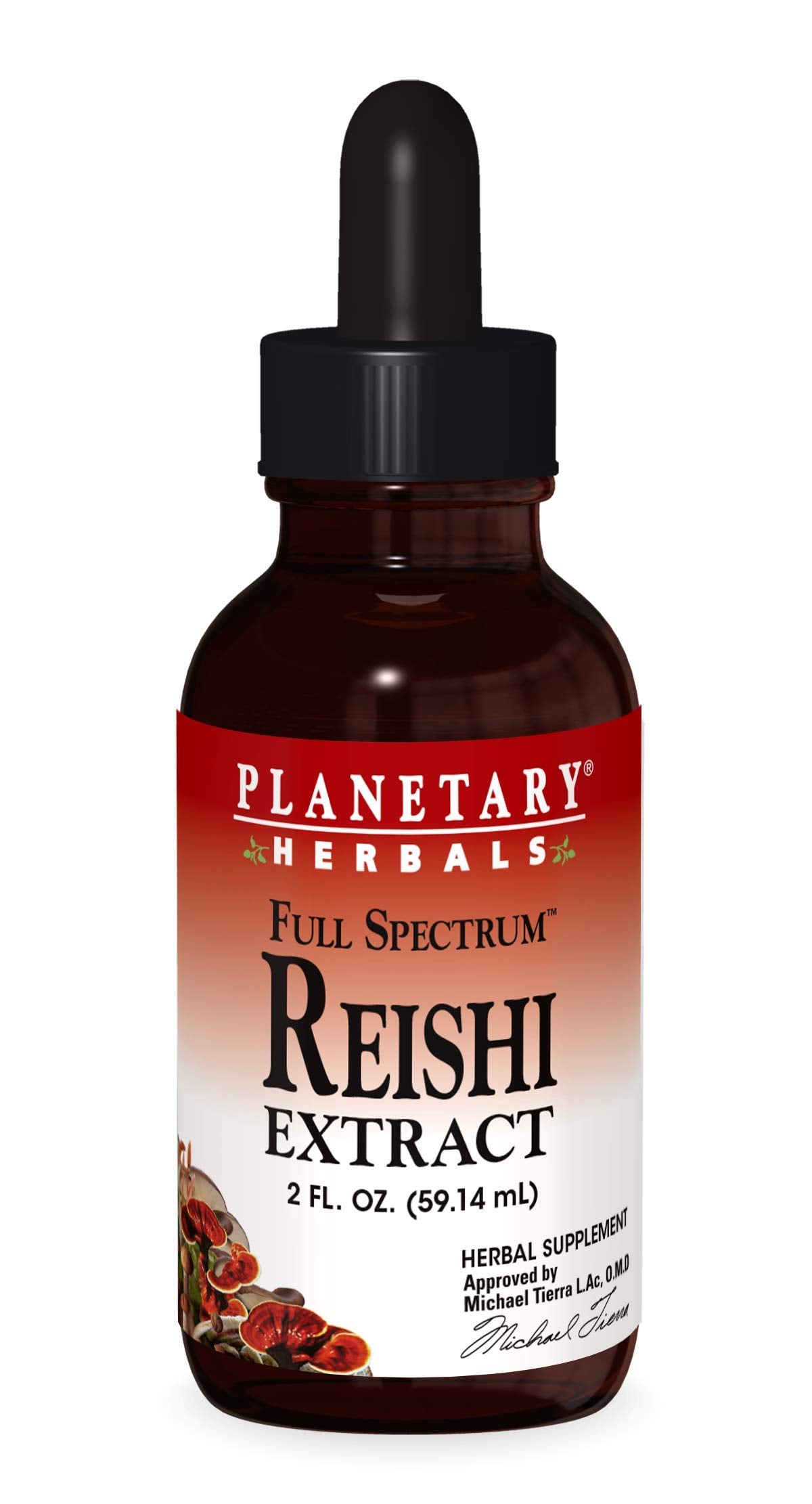 Planetary Herbals Full Spectrum Reishi Extract Supplement, 2 Fluid Ounce