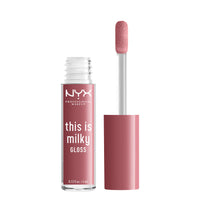 Thumbnail for NYX PROFESSIONAL MAKEUP This Is Milky Gloss, Vegan Lip Gloss, 12 Hour Hydration - Cherry Skimmed (Dusty Pink Mauve)