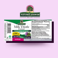 Thumbnail for Nature's Answer Milk Thistle Seed with Organic Alcohol, 1-Fluid Ounce