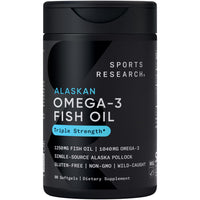 Thumbnail for Sports Research® Body Wellness Pack - Vegan Berberine & Vitamin D3 + K2 Supplements complemented by Triple Strength Omega-3 Fish Oil with EPA & DHA Fatty Acids (One Softgel per Day Recommended)