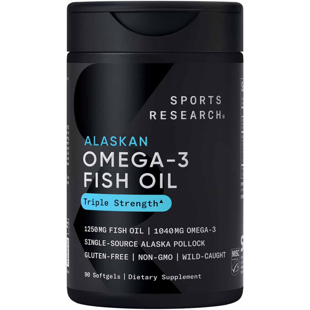 Sports Research® Inside-Out Approach - The synergistic Benefits of Hydrolyzed Bovine Collagen Peptides and Alaskan Omega-3 Fish Oil Supplement