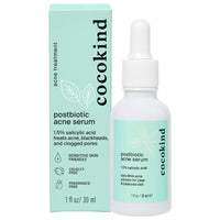 Thumbnail for Cocokind Postbiotic Acne Serum, Salicylic Acid Serum and BHA Liquid Exfoliant - Exfoliating, Brightening and Hydrating Serum