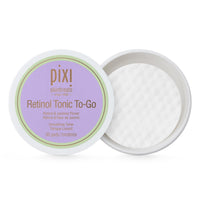 Thumbnail for Pixi Retinol Tonic to-Go, Smoothing & Firming Toning, Enhanced with Peptides to Boost Collagen Production, Alcohol-Free Daily Rejuvenating Toner On The Go, 60 Pads