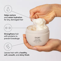 Thumbnail for OUAI Travel Kit - Includes Travel Size Leave In Conditioner, Detox Shampoo, Thick Hair Mask, Scalp & Body Scrub (4 Count)