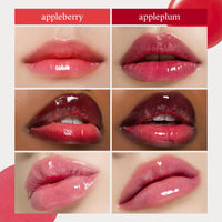 Thumbnail for NOONI Vegan Appleseed Lip Oil Set - Appleberry & Appleplum | Long-Lasting, Moisturizing, Plumping, Revitalizing for Dry Lips, Waterproof, No Peel Off, Korean Tint, 0.12 FL Oz x 2ea