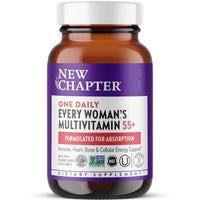 Thumbnail for New Chapter Women's Multivitamin 50 Plus for Cellular Energy, Heart & Immune Support with 20+ Nutrients + Astaxanthin - Every Woman's One Daily 55+, Gentle on The Stomach, 72 Count