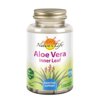 Thumbnail for Nature's Life Aloe Vera Inner Leaf | Skin Health, Digestive Support & Regularity Formula | with Fennel | Non-GMO & Vegan | No Fillers | 100 Veg Caps
