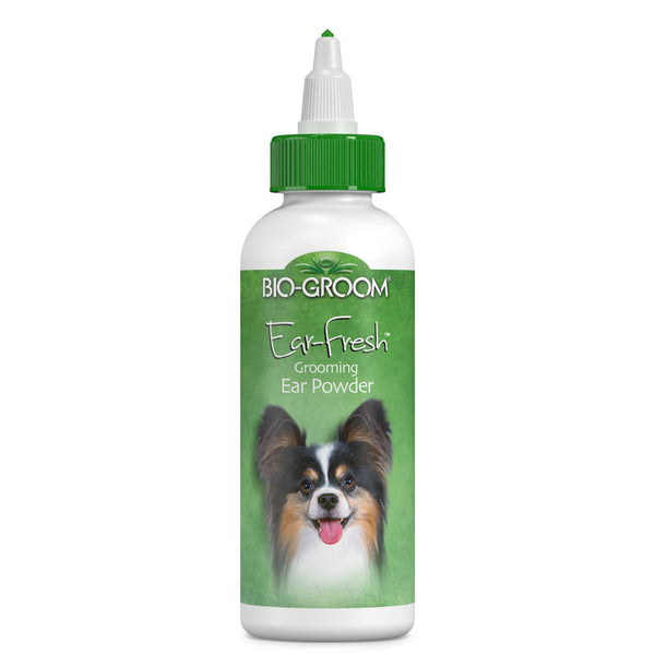 Bio-groom Ear-Fresh Dog Grooming Ear Powder - Cat & Dog Ear Cleaner, Bathing Supplies, Puppy Wash, Cruelty-Free, Made in USA - 24 g 1-Pack