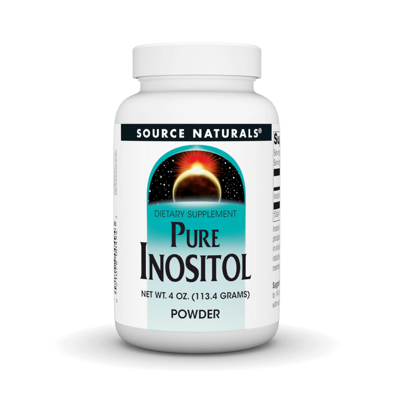 Source Naturals Pure Inositol, Dietary Supplement* - 4 oz Powder