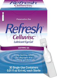 Thumbnail for Refresh Celluvisc Lubricant Eye Gel Single-use Containers 30 Ea (Pack of 2)