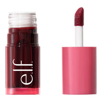 Thumbnail for e.l.f. Sheer For It Blush Tint, Multi-Use, Long-Lasting Lip & Cheek Makeup, Creates A Natural Flush Finish, Vegan & Cruelty-Free, Left On Red