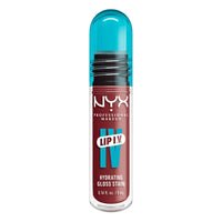 Thumbnail for NYX PROFESSIONAL MAKEUP Lip IV Hydrating Glossy Lip Stain with 12HR Hydration - Drippin In Rose (Pink)