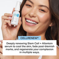 Thumbnail for CLEARSTEM - CELLRENEW - Collagen Stem Cell Serum - Acne + Youthful Skin Face Serum - Hyaluronic Acid, Reishi, Aloe Vera - Facial Skin Care Products - Gluten Free, Cruelty Free - 1 fl oz / 29ml
