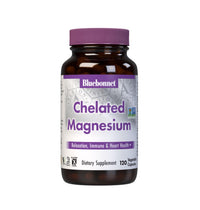 Thumbnail for Bluebonnet Nutrition Albion Chelated Magnesium Vegetable Capsule, 200 mg, Stress Relief, Vegan, Non GMO, Gluten Free, Soy Free, Milk Free, Kosher, 120 Vegetable Capsule, 2 Month Supply