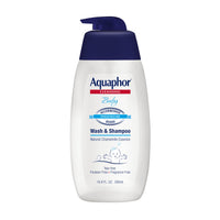 Thumbnail for Aquaphor Baby Wash and Shampoo - Mild, Tear-free 2-in-1 Solution for Baby’s Sensitive Skin - 16.9 fl. oz. Pump