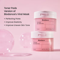 Thumbnail for Biodance Collagen Gel Toner Pads, Pore Minimizer for Face, Improving Elasticity, Plumping Toner Pads for Sensitive Skin, Pre-Soaked Pads, Korean Skin Careㅣ4.93 fl.oz.(140g)*60Pads