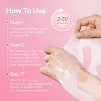 Thumbnail for Torriden CELLMAZING Collagen Firming Gel Sheet Mask for Face & Neck (4 Pack) | Smoother, Firmer-Looking Skin with 5D Collagen Complex | Korean Skincare Mask
