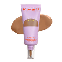 Thumbnail for Tower 28 SunnyDays SPF 30 Tinted Moisturizer - 2-in-1 Buildable Coverage Foundation + Mineral Sunscreen for Face - Zinc Oxide, Aloe & Prickly Pear for Sensitive Skin - 40/Tan Olive (1 oz)