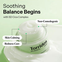 Thumbnail for Torriden BALANCEFUL Cream 80ml (2.70 fl.oz.) | Soothing and Nourishing Moisturizer for Oily and Sensitive SKin | 5D CICA, Hydrolyzed Hyaluronic Acid, Panthenol