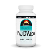 Thumbnail for Source Naturals PAU D'Arco Dietary Supplement - 250 Tablets