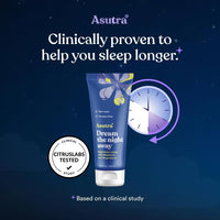 Thumbnail for ASUTRA Dream the Night Away | Magnesium Lotion for Sleep, 100mL | With Melatonin for Sleep and Moisturizing Shea Butter, Nighttime Magnesium Cream w/Lemongrass Scent