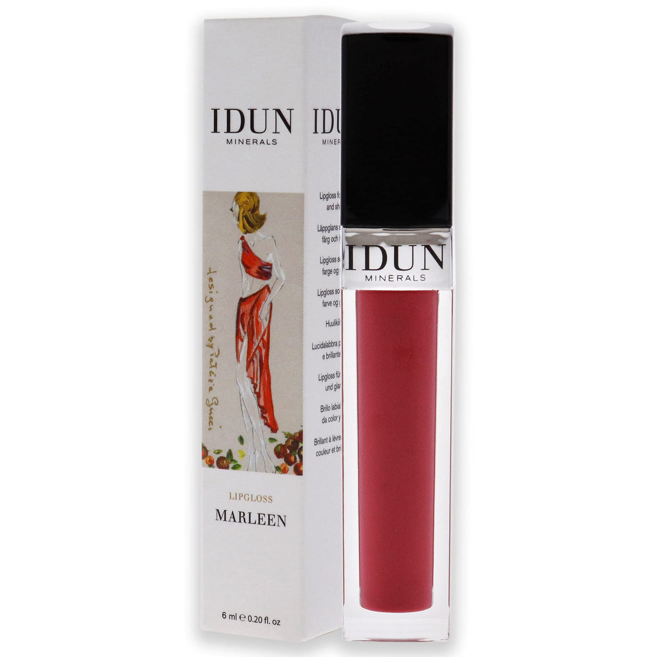 Lipgloss - 007 Marleen by Idun Minerals for Women - 0.2 oz Lip Gloss