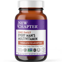 Thumbnail for New Chapter Men’s Multivitamin, B6, Extra B12, D3, Vitamin C & Zinc, Immune, Heart, Cellular Energy, and Brain Health, Gentle on The Stomach, One Daily, Non-GMO, Gluten-Free, 18+, 48 Tablets