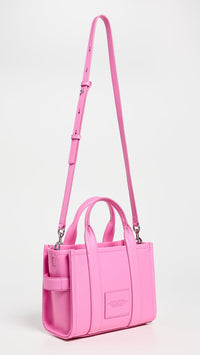 Thumbnail for Marc Jacobs Womens The Leather Small Tote Bow Pink One Size
