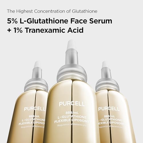 Image 3 of PURCELL 5% L-Glutathione Face Serum with TXA, 1.01 fl oz / 30 ml