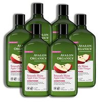 Thumbnail for Image 4 of Avalon Organics Conditioner, Smooth Shine Apple Cider Vinegar, 11 Oz (Pack of 6)