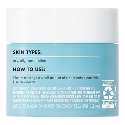 Image 5 of e.l.f. SKIN Holy Hydration! Face Cream SPF 30 Sunscreen Moisturizer, 1.7 oz