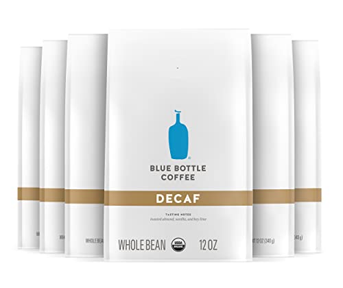 Image 1 of Default Title for the product Blue Bottle Coffee Whole Bean Organic Decaf Coffee 12 Ounce Pack of 6