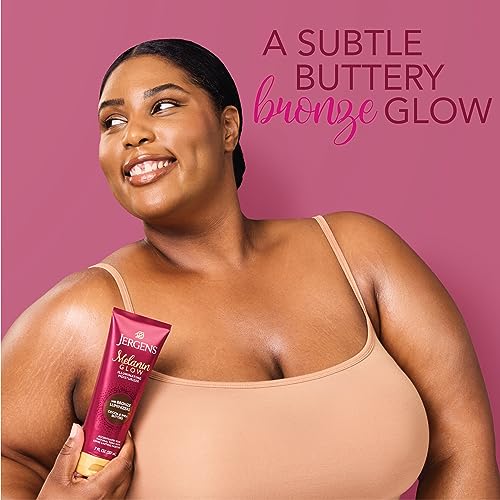 Image 2 of Jergens Hand and Body Lotion Melanin Glow Illuminating Moisturizer 7 Oz Pack of 2