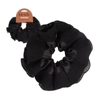 Thumbnail for Image 16 of Black (1pc) for the product Kitsch Satin Scrunchies for Women