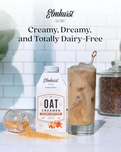 Image 6 of Elmhurst 1925 Caramel Macchiato Oat Creamer - 16 Ounce (Pack of 6)