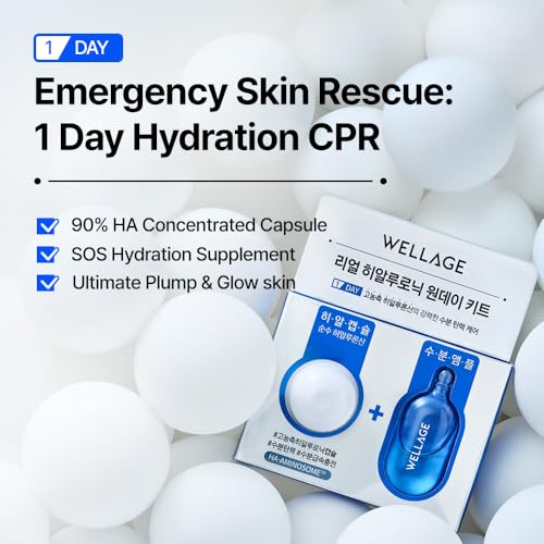 Image 4 of WELLAGE Real Hyaluronic Acid Hydrate One Day Kit Serum 2ea