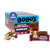 Thumbnail for Image 1 of Default Title for the product Bobo's Soft Baked Oatmeal Bars, Chocolate Almond Brownie, 3oz (12 ct)